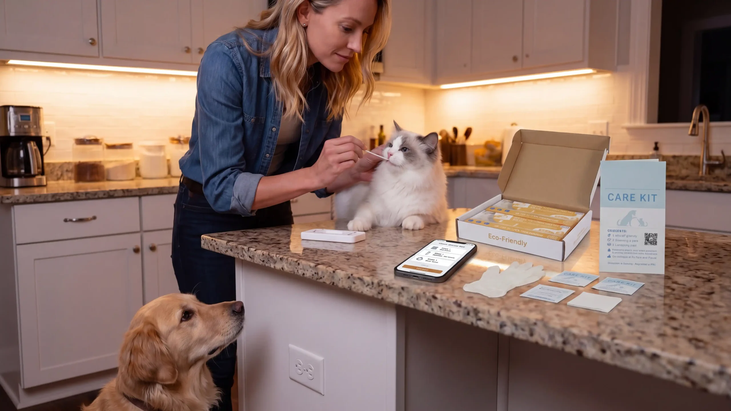 Vitapawtech : Comment utiliser le kit de test à domicile pour animaux de compagnie (chat et chien) - Bannière mobile redimensionnée
